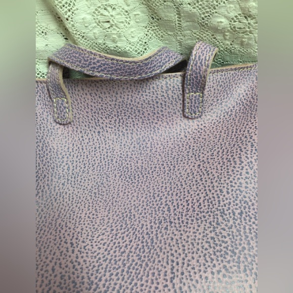 Portland Leather Goods Medium Crossbody Bag. Lilac - Picture 8 of 15